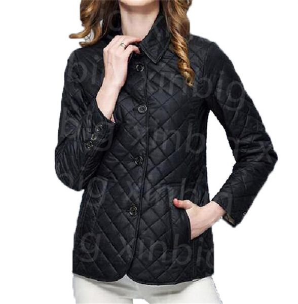 women button jacket winter autumn fashion cotton slim british style plaid quilting coat, Black;brown
women button jacket winter autumn fashion cotton slim british style plaid quilting coat, Black;brown