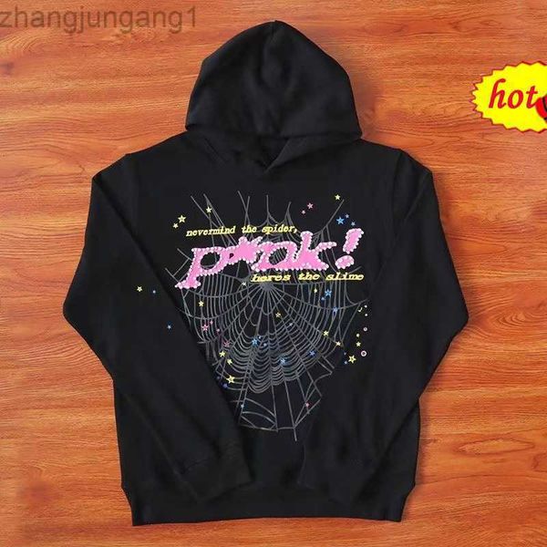 designer style spider 555555 hoodie jacket spi5er 555 pink fashion streetwear printed men's and women's couple's sweater hood, Black
designer style spider 555555 hoodie jacket spi5er 555 pink fashion streetwear printed men's and women's couple's sweater hood, Black