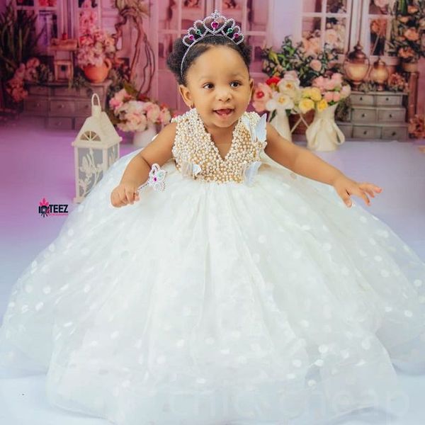 2023 white pearls flower girl dresses ball gown tulle tutu lilttle kids birthday pageant weddding gowns zj519, White;blue
2023 white pearls flower girl dresses ball gown tulle tutu lilttle kids birthday pageant weddding gowns zj519, White;blue
