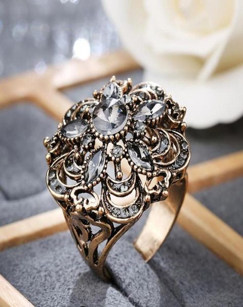 cluster rings kinel luxury gray crystal flower vintage wedding for women boho punk turkish jewelery bague femme 202125429729171480, Golden;silver
cluster rings kinel luxury gray crystal flower vintage wedding for women boho punk turkish jewelery bague femme 202125429729171480, Golden;silver