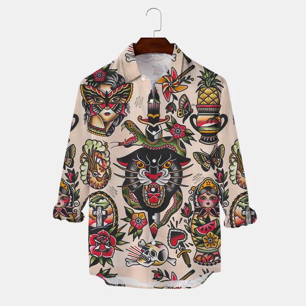 men's dress shirts vintage mermaid long sleeve shirt autumn fashion shirts t men's shirt street dress hip hop show retrp shirt for, White;black
men's dress shirts vintage mermaid long sleeve shirt autumn fashion shirts t men's shirt street dress hip hop show retrp shirt for, White;black