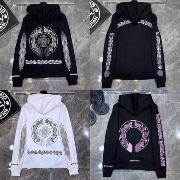 men's fashion luxury sweatshirts jackets brand hoodies zipper hooded men women designers sanskrit horseshoe cross pullover sweater hood, Black
men's fashion luxury sweatshirts jackets brand hoodies zipper hooded men women designers sanskrit horseshoe cross pullover sweater hood, Black
