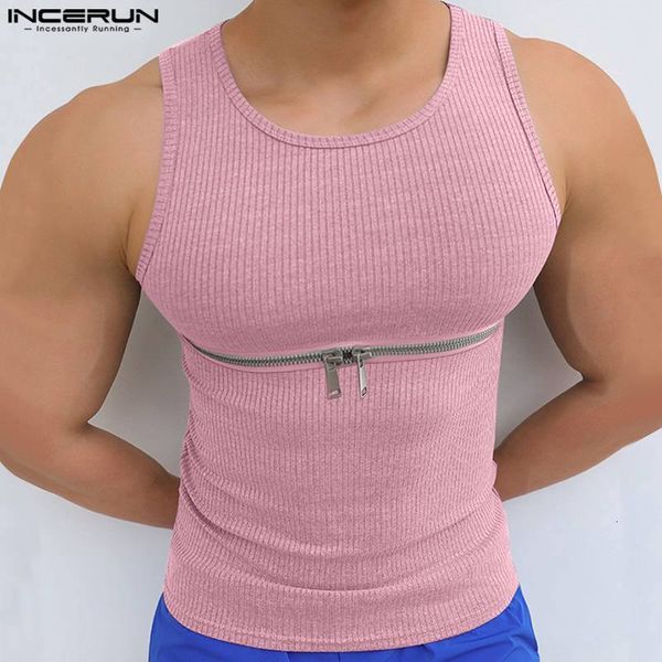men tank 2023 men zipper solid color streetwear o neck sleeveless stylish vests skinny summer casual clothing 5xl incerun 230729, White;black
men tank 2023 men zipper solid color streetwear o neck sleeveless stylish vests skinny summer casual clothing 5xl incerun 230729, White;black