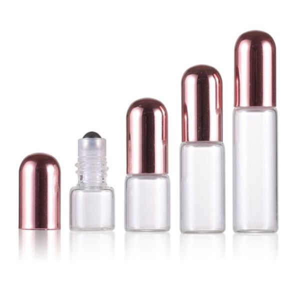1ml 2ml 3ml empty glass bottle with rose gold lid, 5ml roll on bottle, perfume roller bottles, essential oil packaging jar
1ml 2ml 3ml empty glass bottle with rose gold lid, 5ml roll on bottle, perfume roller bottles, essential oil packaging jar