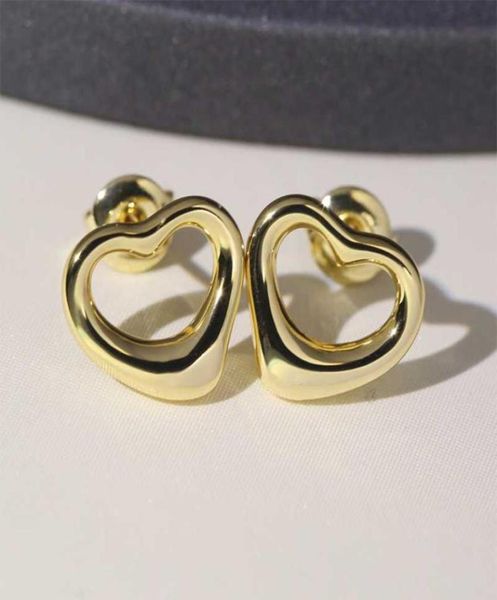 lady love open heart earrings 925 silver gold piercing stud for women femme wedding party girl pendientes brincos2061212, Golden;silver
lady love open heart earrings 925 silver gold piercing stud for women femme wedding party girl pendientes brincos2061212, Golden;silver