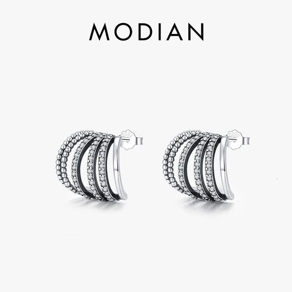 stud modian 925 sterling silver delicate geometric earrings for women shining zircon female fine jewelry wedding gift 230729, Golden;silver
stud modian 925 sterling silver delicate geometric earrings for women shining zircon female fine jewelry wedding gift 230729, Golden;silver