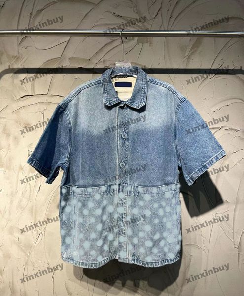 xinxinbuy men designer tee t shirt 23ss emboss letter pattern print denim short sleeve cotton women black green white xs-2xl, Black;brown
xinxinbuy men designer tee t shirt 23ss emboss letter pattern print denim short sleeve cotton women black green white xs-2xl, Black;brown