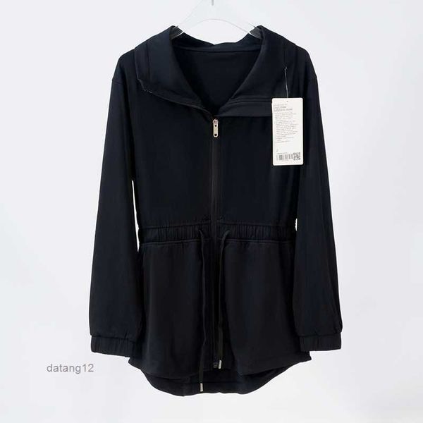 lululemens yoga suit waist tied high jacket women's sports cinch lu loose long sleeved 3 gu61, Black
lululemens yoga suit waist tied high jacket women's sports cinch lu loose long sleeved 3 gu61, Black