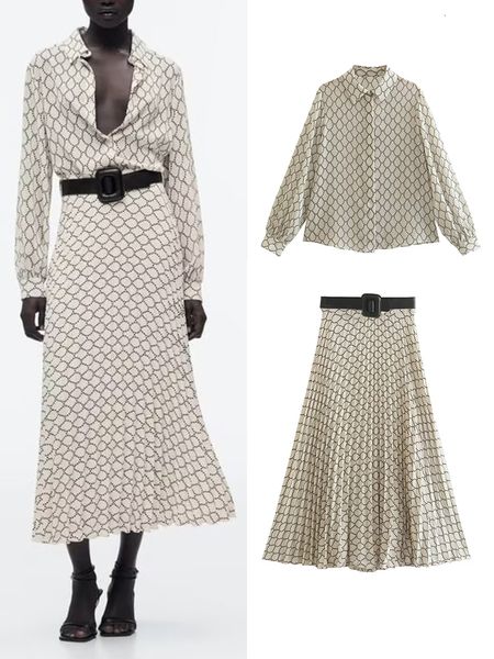 two piece dress woman shirt and skirts sets fashion printed shirts suitmidi skirts two pieces set womens outfits 230729, White
two piece dress woman shirt and skirts sets fashion printed shirts suitmidi skirts two pieces set womens outfits 230729, White