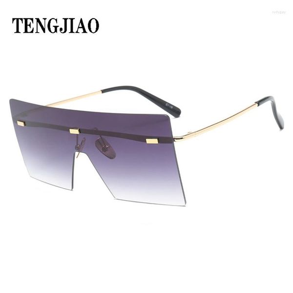 sunglasses tengjiao women fashion brand designer outdoor uv400 large frame square rimless sun glasses for female oculos 18076830, White;black
sunglasses tengjiao women fashion brand designer outdoor uv400 large frame square rimless sun glasses for female oculos 18076830, White;black