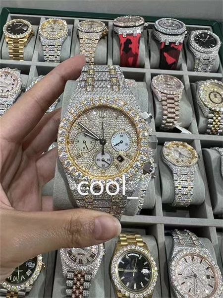 luxury mens watch for men designer movement watches diamond moissanite watch montre iced out watch automatic men's montre luxe mens lux, Slivery;brown
luxury mens watch for men designer movement watches diamond moissanite watch montre iced out watch automatic men's montre luxe mens lux, Slivery;brown