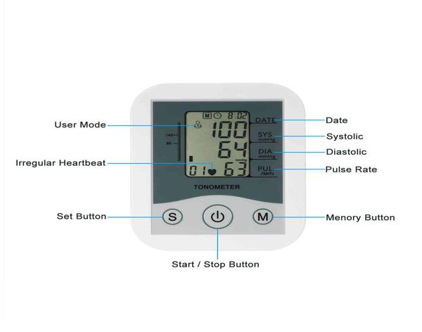 portable blood pressure monitor household sphygmomanometer arm band type digital electronic mini blood pressure meter tonometer 216006137
portable blood pressure monitor household sphygmomanometer arm band type digital electronic mini blood pressure meter tonometer 216006137