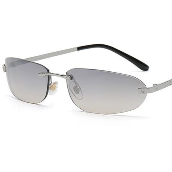 fashion sunglasses rimless sun glasses anti-uv spectacles cat eye eyeglasses gradient color lens ornamental simplity goggle, White;black
fashion sunglasses rimless sun glasses anti-uv spectacles cat eye eyeglasses gradient color lens ornamental simplity goggle, White;black