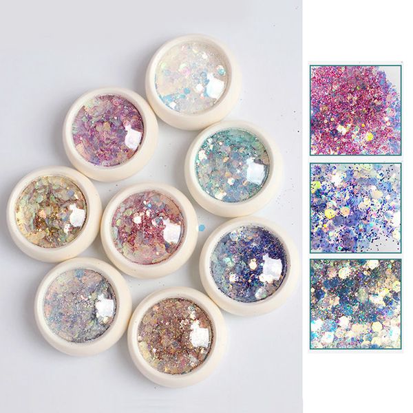 nail glitter 8 boxesset nail glitter 3d mermaid sequins flakes hexagon spangles slices paillette mixed nail art decorations 230729, Silver;gold
nail glitter 8 boxesset nail glitter 3d mermaid sequins flakes hexagon spangles slices paillette mixed nail art decorations 230729, Silver;gold