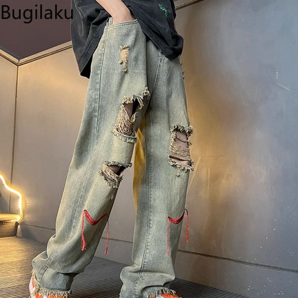 mens jeans bugilaku hole design high waist jeans men streetwear summer chic denim pants male vintage fashion pantalones hombre 230729, Blue
mens jeans bugilaku hole design high waist jeans men streetwear summer chic denim pants male vintage fashion pantalones hombre 230729, Blue