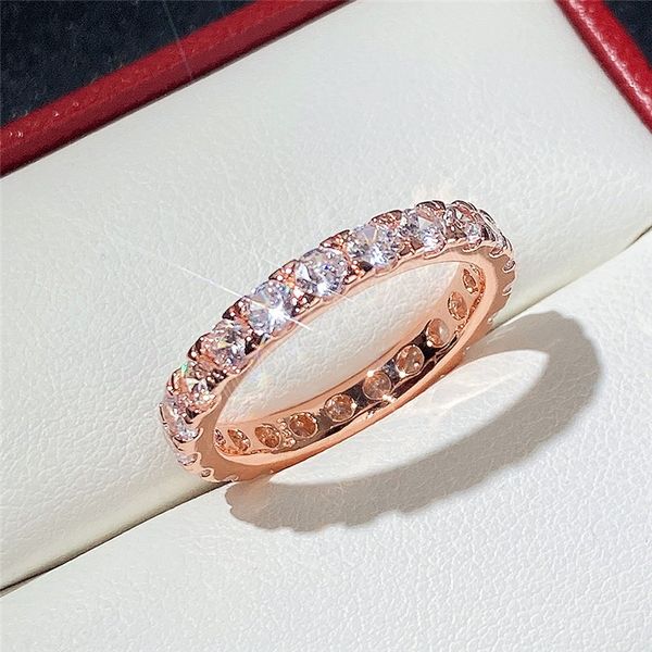 simple stylish round band ring for women micro paved cubic zirconia stone daily collocation girls ring statement jewelry, Golden;silver
simple stylish round band ring for women micro paved cubic zirconia stone daily collocation girls ring statement jewelry, Golden;silver
