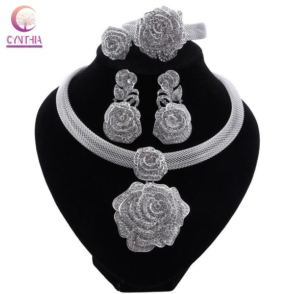 wedding jewelry sets cynthia dubai women silver plated jewelry sets african wedding bridal ornament gifts for saudi arab necklace bracelet e, Slivery;golden
wedding jewelry sets cynthia dubai women silver plated jewelry sets african wedding bridal ornament gifts for saudi arab necklace bracelet e, Slivery;golden