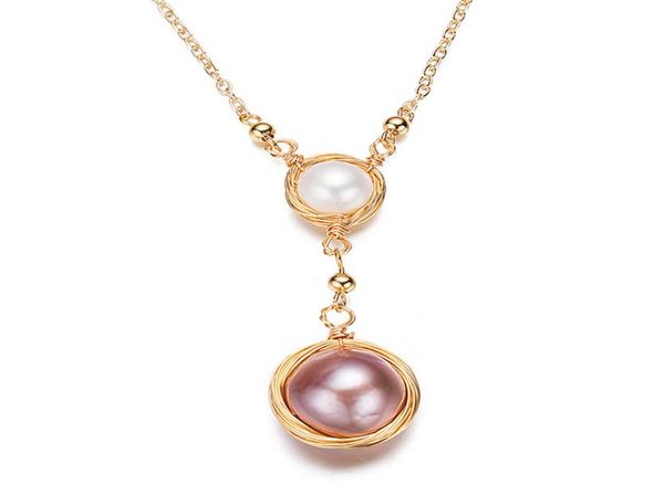 pendant natural freshwater pearl necklace 14k gold plated fashion necklace for women girls chain necklace jewelry317s3544723, Silver
pendant natural freshwater pearl necklace 14k gold plated fashion necklace for women girls chain necklace jewelry317s3544723, Silver