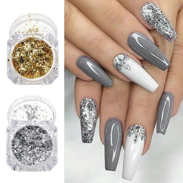 nail glitter 1 box nail sparkles gold silver flakes nail glitter aluminum irregular sequins mirror powder foils sticker nail art decorations, Silver;gold
nail glitter 1 box nail sparkles gold silver flakes nail glitter aluminum irregular sequins mirror powder foils sticker nail art decorations, Silver;gold