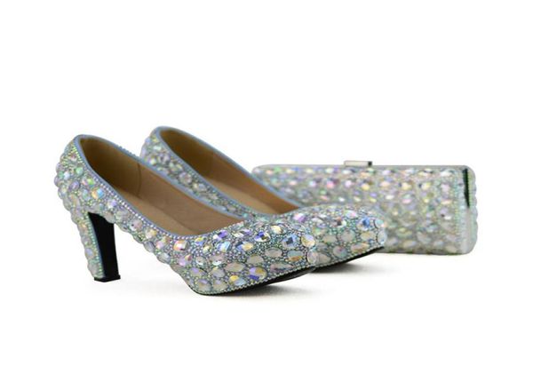 ab crystal women high heel shoes with clutch wedding party prom shoes matching bag beautiful prom pumps plus size4580606, Black
ab crystal women high heel shoes with clutch wedding party prom shoes matching bag beautiful prom pumps plus size4580606, Black