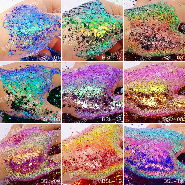nail glitter 100g 500g wholesale colorful hexagon changing color eye face crafts nail art chameleon color shift flower glitter chunky powder, Silver;gold
nail glitter 100g 500g wholesale colorful hexagon changing color eye face crafts nail art chameleon color shift flower glitter chunky powder, Silver;gold