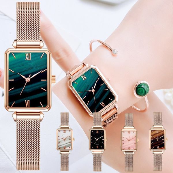 womens watches women watches fashion square ladies quartz watch bracelet set green dial simple rose gold mesh luxury women watches 230729, Slivery;golden
womens watches women watches fashion square ladies quartz watch bracelet set green dial simple rose gold mesh luxury women watches 230729, Slivery;golden