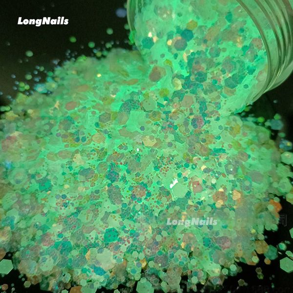nail glitter 50gbag holographic glow in the dark mixed nail chunky glitter sequins luminous translucent slices manicure nails art decoration, Silver;gold
nail glitter 50gbag holographic glow in the dark mixed nail chunky glitter sequins luminous translucent slices manicure nails art decoration, Silver;gold