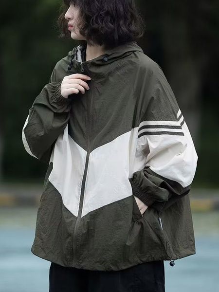 women's jackets vintage hooded jacket japanese style harajuku patchwork hoodies ladies oversized zipper casual coat female streetwear 2, Black;brown
women's jackets vintage hooded jacket japanese style harajuku patchwork hoodies ladies oversized zipper casual coat female streetwear 2, Black;brown