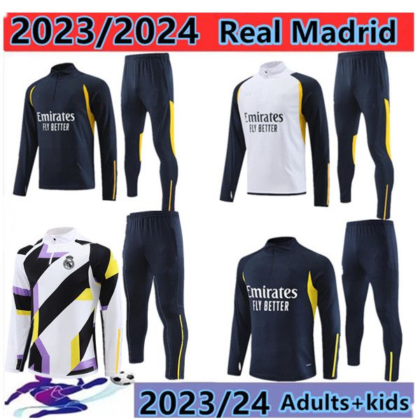2023-2024 real madrids tracksuit set training suit 23/24 men and kids football jacket chandal futbol survetement, Black
2023-2024 real madrids tracksuit set training suit 23/24 men and kids football jacket chandal futbol survetement, Black