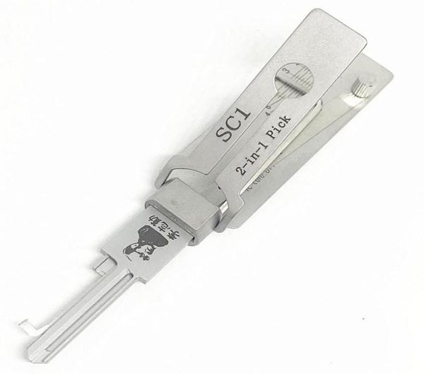 new arrival lockpick sc1 2 open pick lock locksmith lishi in door tools key opener house set 1 for pihcr282f1791094, Silver
new arrival lockpick sc1 2 open pick lock locksmith lishi in door tools key opener house set 1 for pihcr282f1791094, Silver