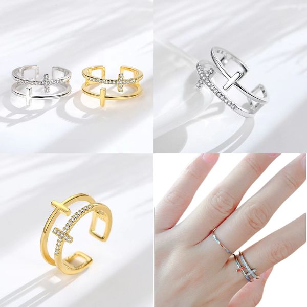 30/pcs new fashion minimalism gold cross ring geometric double open adjustable ring ladies party wedding jewelry gift, Golden;silver
30/pcs new fashion minimalism gold cross ring geometric double open adjustable ring ladies party wedding jewelry gift, Golden;silver