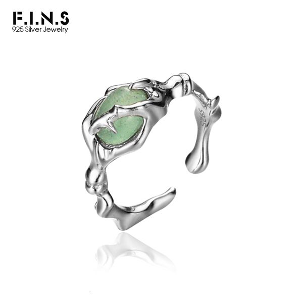 wedding rings f i n s original s925 sterling silver open aventurine jade gem stone punk rock adjustable finger fashion fine jewelry gift 230, Slivery;golden
wedding rings f i n s original s925 sterling silver open aventurine jade gem stone punk rock adjustable finger fashion fine jewelry gift 230, Slivery;golden