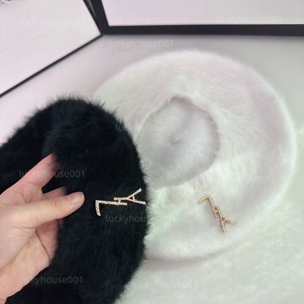 new designer wide brimmed hat embroidered letter female beret autumn and winter outdoor travel warmth pure wool fashion hat two styles optio, Blue;gray
new designer wide brimmed hat embroidered letter female beret autumn and winter outdoor travel warmth pure wool fashion hat two styles optio, Blue;gray
