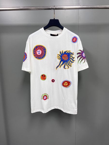 2023 spring/summer new arrival: ocean embroidery t-shirt - 100% pure cotton short sleeveeuro size s to xl, White;black
2023 spring/summer new arrival: ocean embroidery t-shirt - 100% pure cotton short sleeveeuro size s to xl, White;black