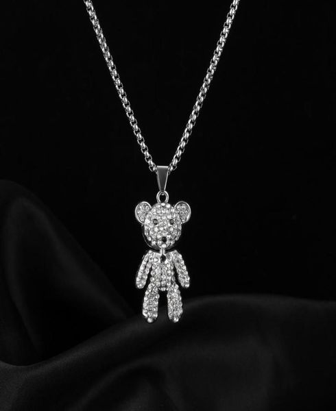 2021 new full diamond bear necklace hip hop pendant for men and women jewelry gift5873894, Silver
2021 new full diamond bear necklace hip hop pendant for men and women jewelry gift5873894, Silver