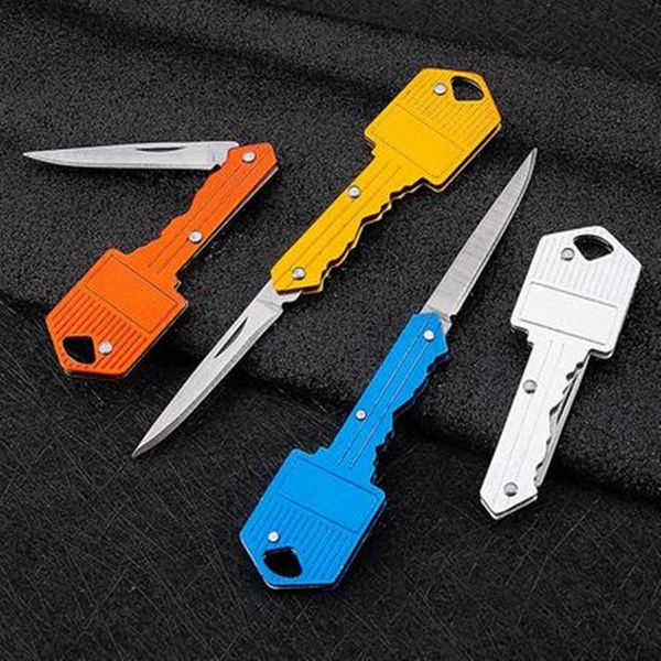 mini heart shaped key knife keychain stainless steel folding knife portable pocket outdoor camping tools, Silver
mini heart shaped key knife keychain stainless steel folding knife portable pocket outdoor camping tools, Silver