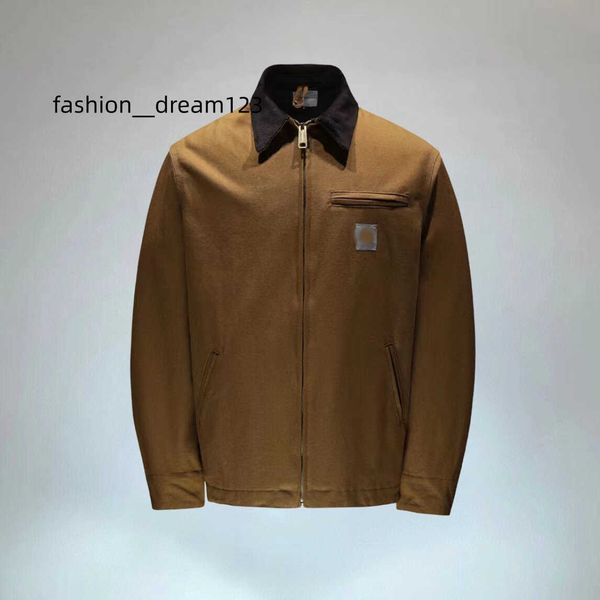 mens jacket vintage style classic designer detroit work coat jacket streatwear, Black;brown
mens jacket vintage style classic designer detroit work coat jacket streatwear, Black;brown