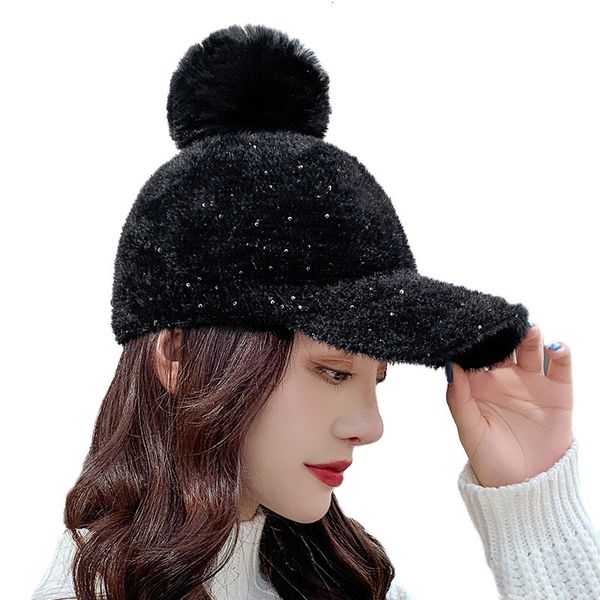 ball caps brand baseball autumn winter sequins cap for women detachable faux fur pompom 230729, Blue;gray
ball caps brand baseball autumn winter sequins cap for women detachable faux fur pompom 230729, Blue;gray