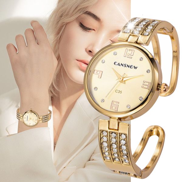 wristwatches luxury gold women watches crystal stainless steel bracelet ladies quartz wristwatches gift elegante relogio feminino 230729, Slivery;brown
wristwatches luxury gold women watches crystal stainless steel bracelet ladies quartz wristwatches gift elegante relogio feminino 230729, Slivery;brown
