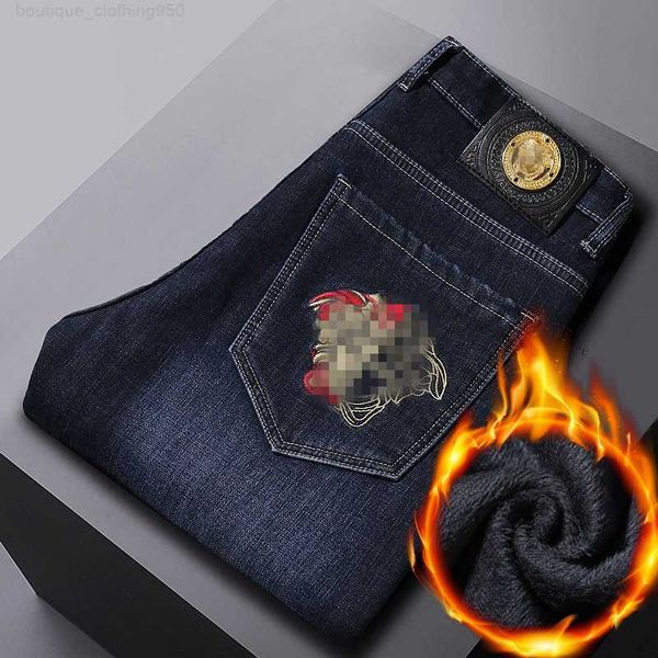 autumn and winter plush thickened jeans for men light luxury korean version thick stretch feet slim fit embroidery jean, Blue
autumn and winter plush thickened jeans for men light luxury korean version thick stretch feet slim fit embroidery jean, Blue