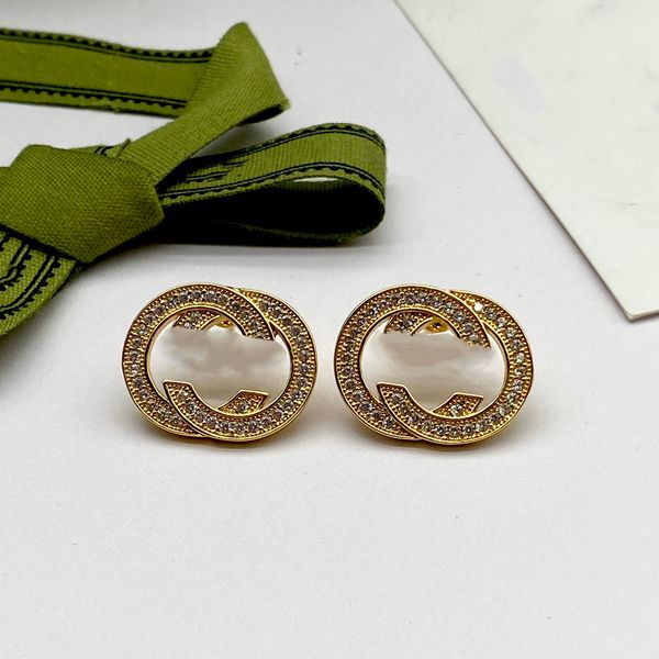 luxury jewelry 18k gold plated 925 silver brand designers letters stud geometric famous women round crystal rhinestone pearl earring wedding, Golden;silver
luxury jewelry 18k gold plated 925 silver brand designers letters stud geometric famous women round crystal rhinestone pearl earring wedding, Golden;silver