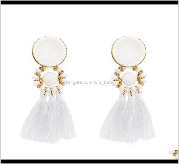 8 colors bohemian acrylic beads cotton thread long tassel drop earrings for party jewelry tj5hm dangle chandelier fg2sw3447407, Silver
8 colors bohemian acrylic beads cotton thread long tassel drop earrings for party jewelry tj5hm dangle chandelier fg2sw3447407, Silver