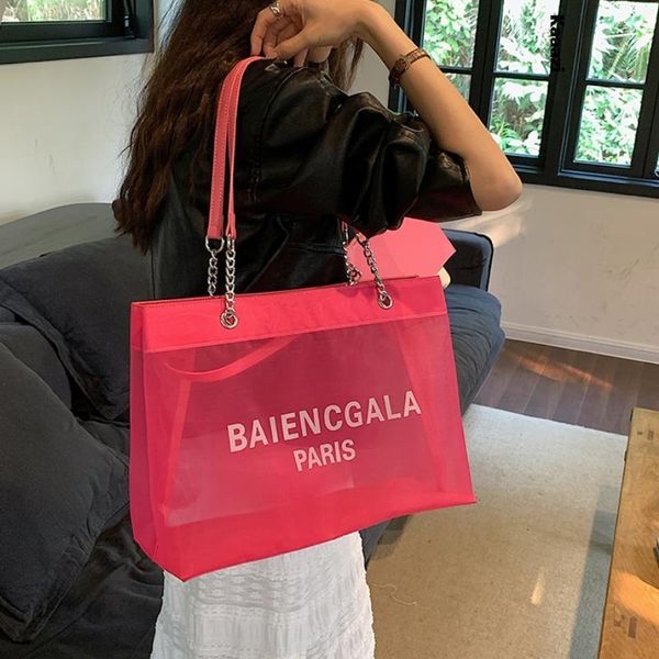 evening bags clear lace handbags luxury designer big bag summer tote for women work large capacity high fashion solid color shoulder 230729
evening bags clear lace handbags luxury designer big bag summer tote for women work large capacity high fashion solid color shoulder 230729
