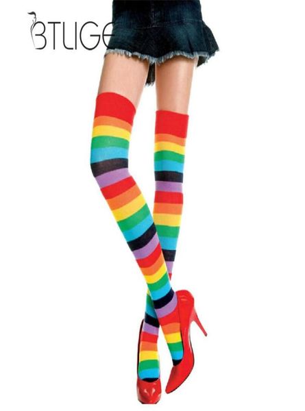 btlige women stockings cute cotton thigh high mixed colored rainbow striped long stockings knitted ladies over the knee socks6214891, Black;white
btlige women stockings cute cotton thigh high mixed colored rainbow striped long stockings knitted ladies over the knee socks6214891, Black;white