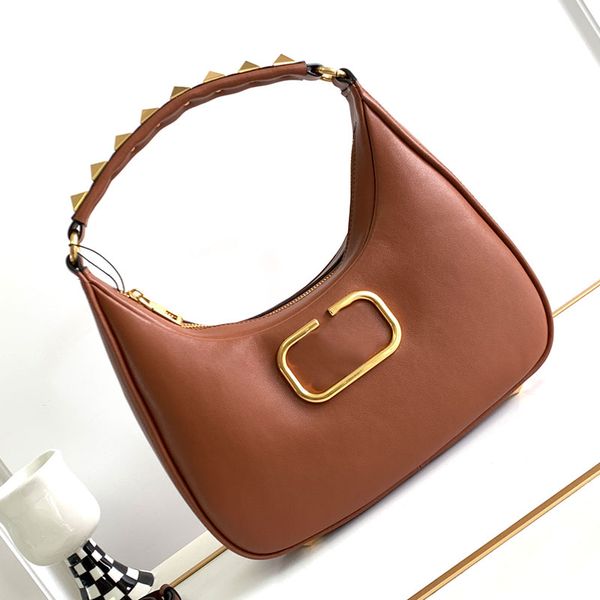 7a stud sign calfskin hobo handbag underarm bag designer brand bag riveted bag tote shoulder bag women's half moon fashion leather luxu
7a stud sign calfskin hobo handbag underarm bag designer brand bag riveted bag tote shoulder bag women's half moon fashion leather luxu
