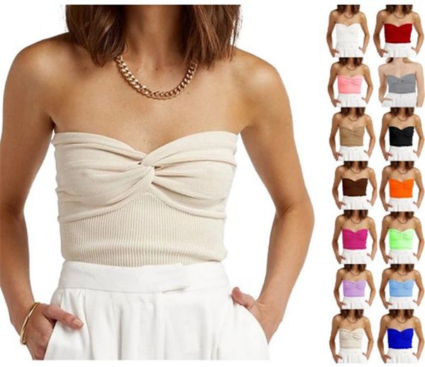 women's tanks twist front ribbed knit tube night club spicy girl wish strap metal music festival outfits, White
women's tanks twist front ribbed knit tube night club spicy girl wish strap metal music festival outfits, White