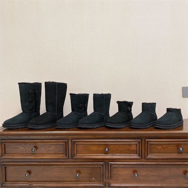 designer fluffy snow boots mini women winter australia platform ug boot fur slipper ankle wool shoes sheepskin real leather classic brand ca, Black
designer fluffy snow boots mini women winter australia platform ug boot fur slipper ankle wool shoes sheepskin real leather classic brand ca, Black