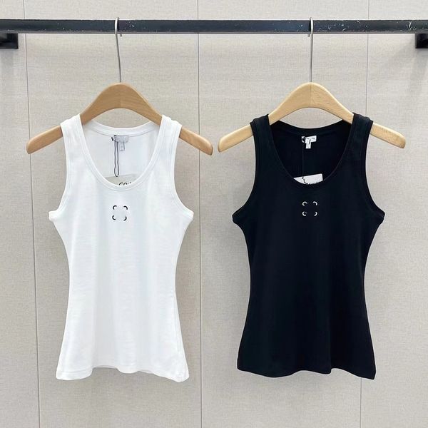 women knits tee t-shirt designer embroidery knitted vest tank lowewe vest yoga tees sleeveless breathable pullover woman sport tshirts susp, White
women knits tee t-shirt designer embroidery knitted vest tank lowewe vest yoga tees sleeveless breathable pullover woman sport tshirts susp, White
