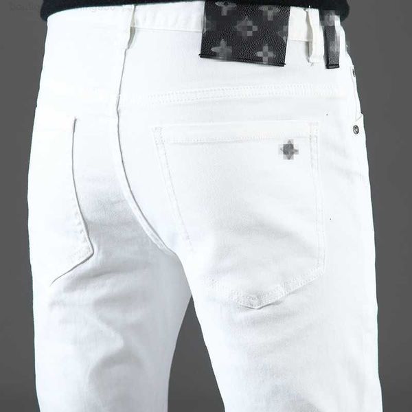 designer mens jeans small feet slim fitting cotton new summer jean men brand jeans black and white pants, Blue
designer mens jeans small feet slim fitting cotton new summer jean men brand jeans black and white pants, Blue