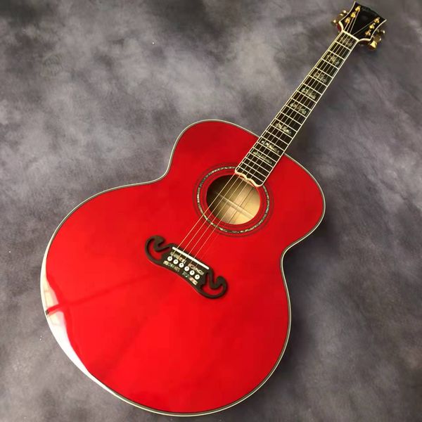 acoustic guitar all wood 43 inchs 6strings spruce panel ebony fingerboard red color support customization hipping
acoustic guitar all wood 43 inchs 6strings spruce panel ebony fingerboard red color support customization hipping